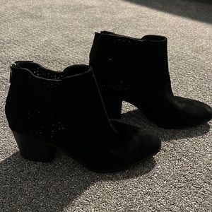 Black short booties